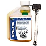 Rendimiento excepcional: Hydra DBP-100 es un aditivo de inyección diésel de limpieza de alto rendimiento. Hydra utiliza polieteramina, que crea el mejor limpiador de inyectores diésel; que elimina los depósitos de carbono existentes y evita la nueva formación. Ayuda a restaurar el rendimiento del motor y la potencia como nuevos.