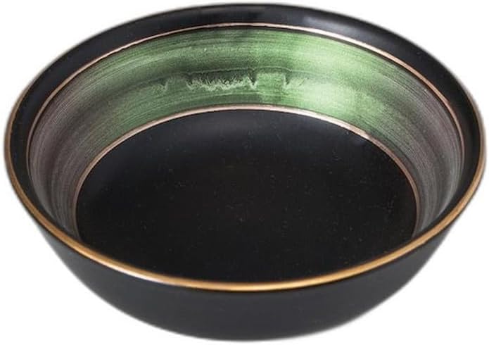 Saiko Green Shokado [ 4.5 x 4.5 x 1.5 inches (11.4 x 11.4 x 3.8 cm) | Shokado Reinforced Porcelain Setomonohonpo