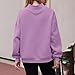 TANGNADE Mock Neck Sweatshirt Women Trendy Cozy Turtleneck Tops Cute Pullover Sweatshirts No Hood Winter Fashion Clothing Womens Turtleneck Long Sleeve Purple M