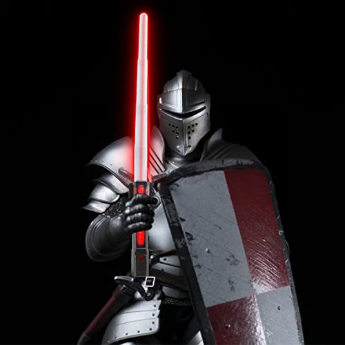 Light Up Saber For Kids, Dual Light Sword Rgb 7 Colors Changeable With 3 Modes Fx Sound, Expandable Led Dual Swords Set For Galaxy War Fighter Warriors, Halloween Cosplay #TOP7