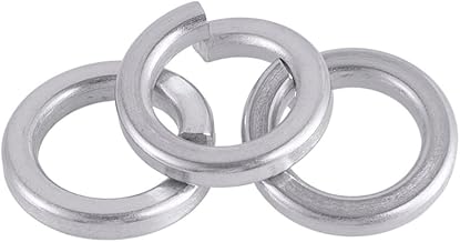 DIN127 Standard Spring Washer Corrosion Resistant | For Hex Bolts / Pitching Holes, Machines, Automobiles, DIY SUS304 Stainless Steel Spring Washers, M6, Pack of 150