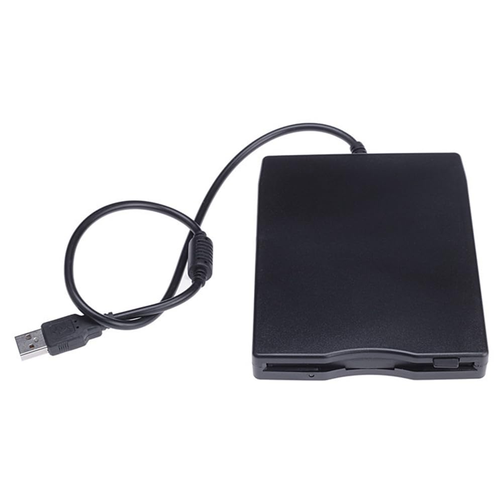 Unidad de Disquete USB 2.0 Lector de Disquete Externo Portátil de 3,5 Pulgadas Diseño Liviano y Ultradelgado para PC Portátil