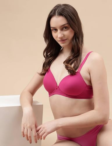 Image of Marks & Spencer Womens Cotton Blend Padded Wired Ultimate Support Demi Cup Bra