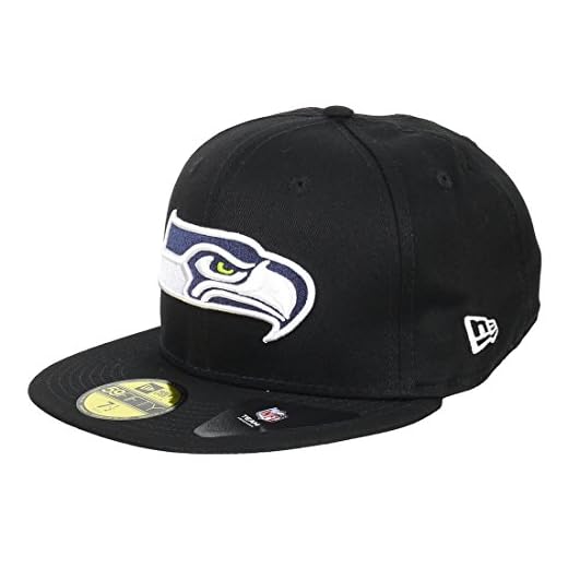 New Era 59Fifty Black Seahawks Keps - 7 0/0 (55,8 cm) svart