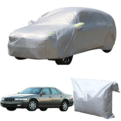 TTLDA Bâche Voiture, pour Cadillac Seville Housse Véhicule Exterieu Doublure Coton Respirant Etanche Anti Grele Anti Pluie Cover