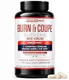 Bruleur de Graisse Puissant 3 en 1 | Brule Graisse Puissant Perte de Poids avec konjac coupe faim puissant et efficace | perte de poids rapide et efficace | NUTREA PRO® 120 gelule minceur puissante