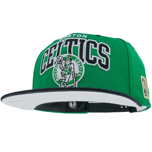 Mitchell & Ness Team Arch Gorra de béisbol Snapback (NBA/HWC) - Boston Celtics (Verde/Negro)