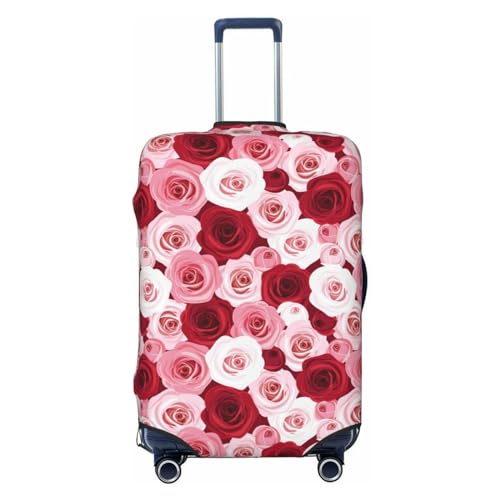 Travel Luggage Cover - Rose Washable Suitcase Covers Protector Fits 18-32 Inch Luggage
