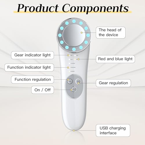 Sasaajiji ES-1022 Microcurrent Facial Device Facial Massager Face Roller Tools thumb #6