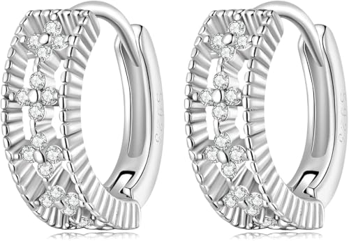 Créoles en argent 925 et zircons le cadeau idéal dans un écrin de lumière