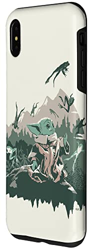 Coque iPhone XS Max Star Wars Grogu Force Frog antichoc compatible induction - 2