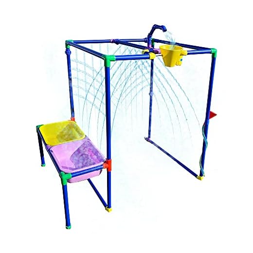 Buckets Of Fun RPBOF Sprinkler for Kids, Waterpark Splash Plastic Toy Backyard Water Park for Children & Toddlers, One Size, Multicolor