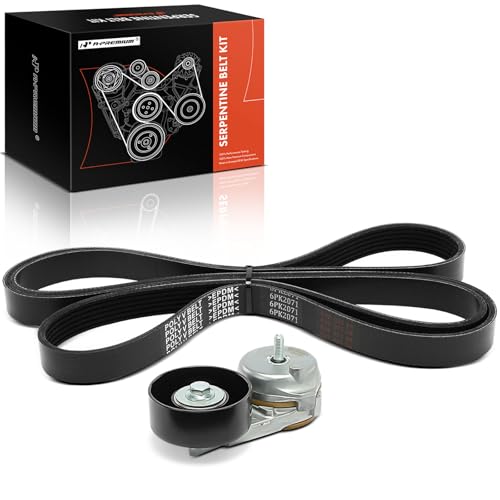 A-Premium Engine Serpentine Belt Drive Kit Compatible with Ford Taurus & Mercury Sable, 2001 2002 2003 2004 2005 - DOHC 3.0L by A-Premium - Used condition - US$19.46