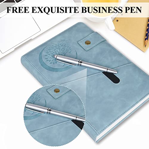 Large A4 Thick Notebooks College Ruled,368 Pages Leather Journal Notebook With Pen For Women Men Business Work Travel School Writing Diary,Big Hardcover Note Books For Note Taking 100Gsm Lined Paper 8.5 X 11 Inchs #TOP5