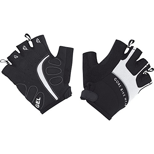 GORE BIKE WEAR Damen GPOWEA POWER LADY Kurzfinger Rennrad-Handschuhe, Weiss/Schwarz, 4