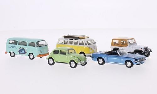 Set 5er-Set: North Shore Surf Shack, Model Car, Ready-made, Greenlight 1:64