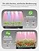GOLUMUP Hydroponisches Anzuchtsystem Smart Garden mit Automatisches Timer 24W LED Pflanzenlampe und 13 Hülsen Indoor Kräutergarten Höhenverstellbar bis zu 41cm(Schwarz)