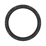 Funda para Volante, 15 Pulgadas, Universal, Funda para Volante de Coche, elástica, Antideslizante, Notas Musicales, Color Negro