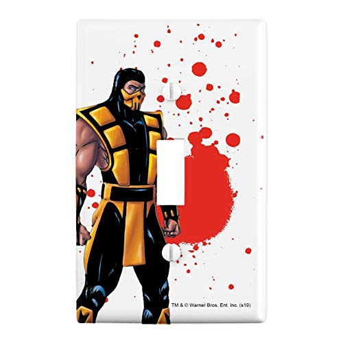 Mortal Kombat Klassic Scorpion Character Plastic Wall Decor Toggle Light