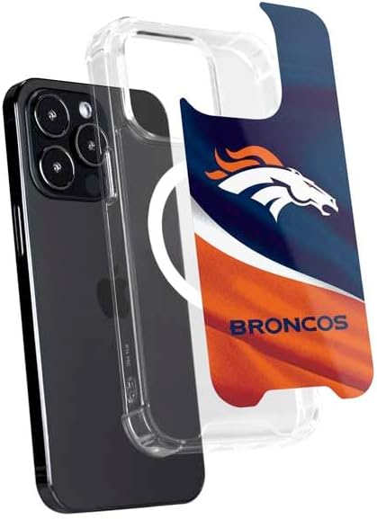 Skinit Phone Case Compatible with MagSafe iPhone 16 Pro - Officially Licensed NFL Denver Broncos Design