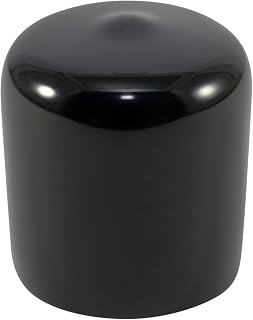 Caplugs VC-1062-16 VC Series – Round Vinyl Cap, 48 Pack, Black Plastic, 1.062" W x 1.000" L Protective Closures, Thread Protectors, Dust and Moisture Seals, Masking, Plating, Color Coding (99394153)