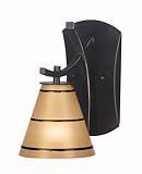 Kenroy Home 90081ORB  Wright 1-Light Sconce, Blackened Oil Rubbed Bronze