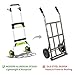 Leeyoung Folding Hand Truck and Dolly,309 lb Capacity Aluminum Portable Cart with Telescoping Handle and PP+EVA Wheels