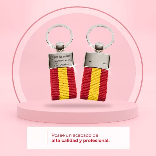Variante de ibera gifts llaveros personalizados Rojo 9,5×3,2 cm
