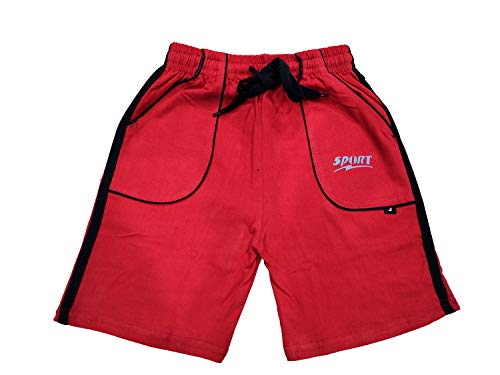 Image of LOVO Boys Cotton Solid Bermuda Shorts Pack of 3