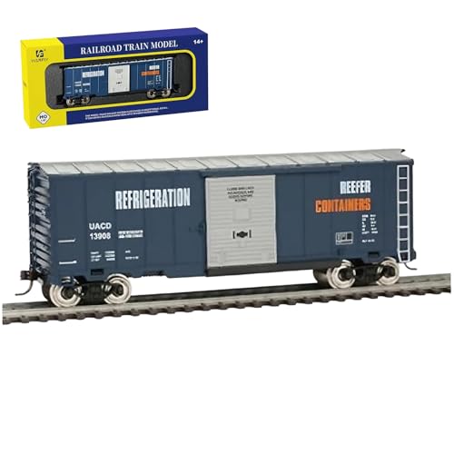 BrickBounty HO Scale Train Carriage, Carriage 1:87 Compatibile con tutte le ferrovie HO Model, Collezione e Regalo di Natale per gli appassionati di treni in miniatura (98210)