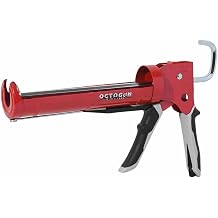 Newborn 930-GTD Octogun 101 Thrust Drip-Free 1/2 Barrel Hex Rod Cradle Caulking Gun, 10 Oz