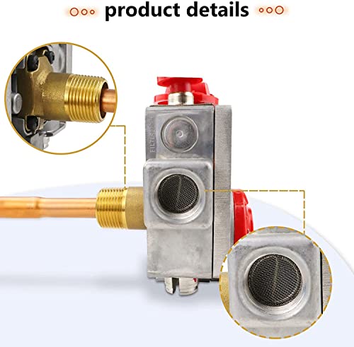 110-326 Gas Water Heater Valve，Natural Gas Water Heater Thermostat With 1-3/8" Shank,3-1/2" W.c. #TOP1