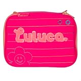 Estojo Box Soft Bordado Grande Luluca Escolar Ge (Rosa)