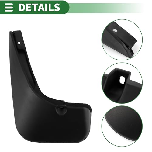 Image of Motoforti Mud Flaps Splash Guards Mud Guards for SsangYong Korando 2011-2015 W /Mount Accessories