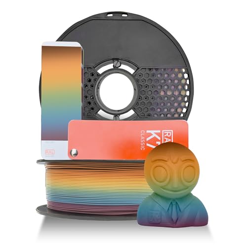Image of NFIL3D 1KG Net HS PLA+ Dull Rainbow - 3D Printer Filament 1.75mm| Accuracy - + /- 0.015mm | 1000g 3D Filament, 250g Spool & 350g Packaging Weight (Total Weight 1.6KG) | (3.52 lbs)
