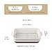MALACASA Baking Dish with Rack, 4.8 Qt Ceramic Roasting Pan with Stainless Steel Drip Rack, 9x13 Inch Deep Casserole Dish with Handles, Oven Safe Lasagna Pan for Baking & Serving (Khaki & White) - Series Tara
