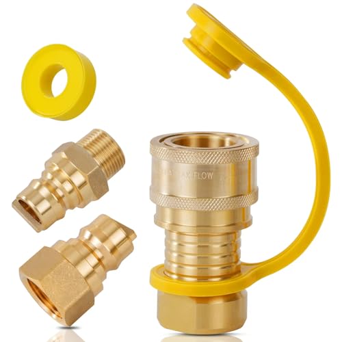 3/4 Natural Gas Quick Connect Fittings (4 pcs)