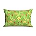 Housse Coussin Happy Tacos Amis Vert Protège-Oreillers Décoratif Canapé Taie d'oreiller Super Lisse pour Gift, Sofa 40X60Cm