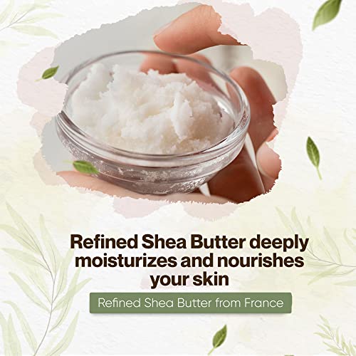 uh*Roh*Muh Refined Shea Butter from France – Odorless & Smooth Texture – Cosmetic Grade Shea Butter for Skincare, Hair Care, Soap Making, Lotions, Balms & DIY Formulations - Net Wt. 0.45 kg / 1 lb