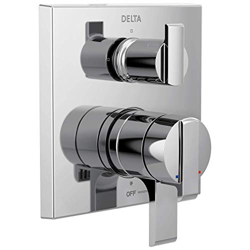 Delta Faucet Ara 17 Series 3-Setting Integrated Diverter Valve Trim Kit, Chrome Diverter Valve Trim Kit, Shower Trim Kit, Chrome T27867 (Valve Not Included) by DELTA - Used condition - CA$164.80
