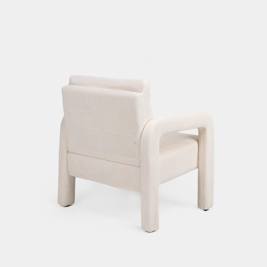 KLAST Sillón de Lectura Poliéster Color Beige 81 cm x 72 cm