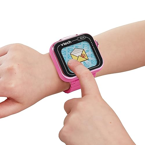 VTech - KidiZoom SmartWatch Max Rose, Montre Digitale Enfant, Photo, Selfie, Vidéo, Écran Tactile Horizontal, Jouet High-Tech, Cadeau Enfant et Ado de 5 Ans à 14 Ans - Contenu en Français – Image 6
