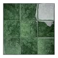 10 Sheet Thicker Peel and Stick Backsplash Tile, 12"x12" 3D Self Adhesive Square Mosaic Subway Checkered Vinyl Backsplash Stick on Wall Tiles for Bathroom, Kitchen, Living Room (10, Green)