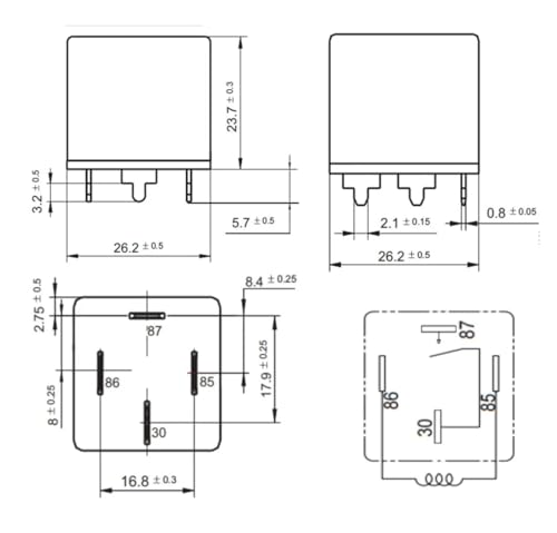 Relé HFV4-G 012-1H2GR de alta capacidad 50A para control de circuitos exigentes 2