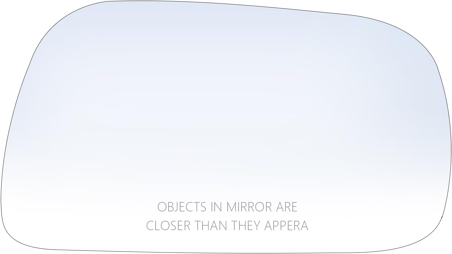 Passenger Side Mirror Glass - compatible with Avalon 1995-1999, Camry 1992-1996, non-heated, USA Built Only, without Backing Plate