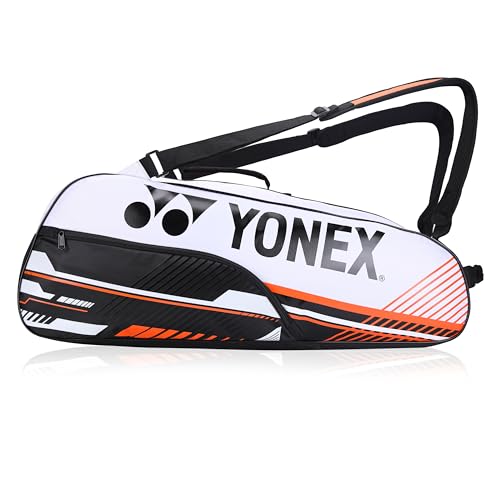 Image of YONEX Badminton Racquet Bag ACE2 1226 BT6 | ACE2 Series Thermal Lining Compartment |Eronomic STRPS |Available as Backpack|Hand Carry |Accessories & 6 Racquet Comaprtment|Wide Shoe Packet