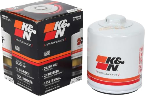 Image of K&N Premium Oil Filter:20,000 Mile Engine Protection with Wrench Off Nut: Compatible with Select 1981-2023 FORD /LINCOLN /TOYOTA /VOLKSWAGEN Vehicle Models,HP-1002(Pack of 12)