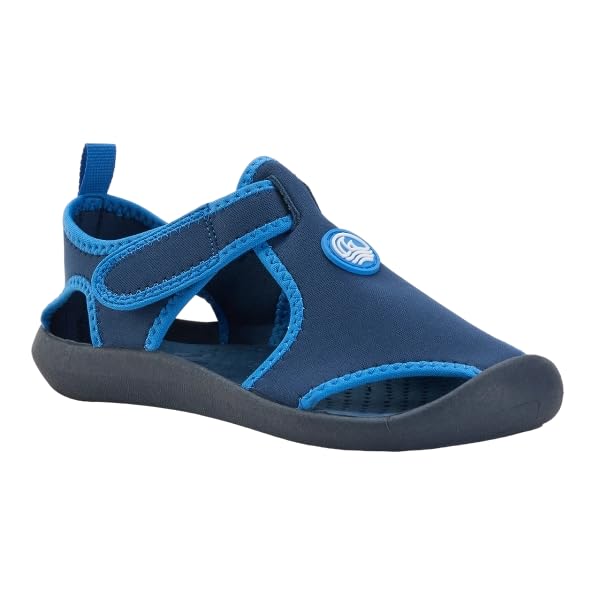 AQUASTIC Noni Kinder Barfuß-Sandalen – Breite Zehenbox, Grippy...
