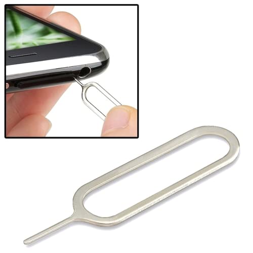 Sim Card Tray Removal Tool - 5 Pcs Sim Card Pin Removal Tool, Needle Opener Ejector Compatible With All Iphone, Apple Ipad, Htc, Samsung Galaxy, Cell Phone, Smartphone #TOP1