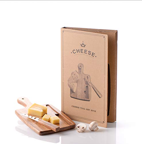 Home Mini Cutting Board With Magnetic Knife Small Fruit Cheese Cutting Board Solid Bamboo Wood Board For Baby Infant Dormitory,Camping Cutting Board And Knife Set #TOP5